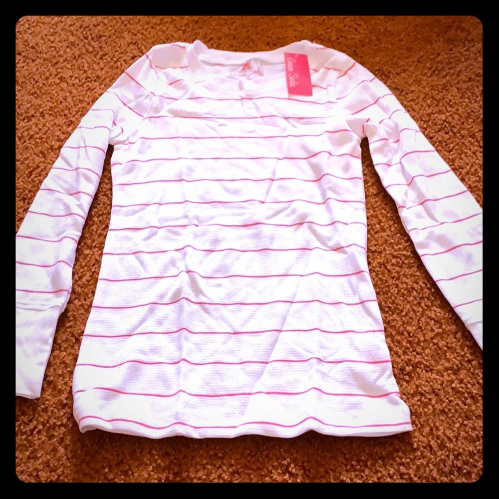 🆕 Green Soda White & Pink Thermal M (7-8)